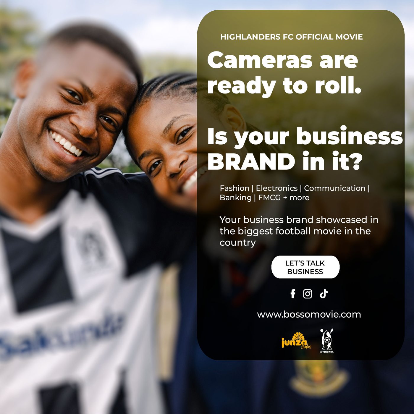Cameras are ready to roll — is your business brand in it? Fashion, electronics, communication, banking, FMCG. Let's talk business